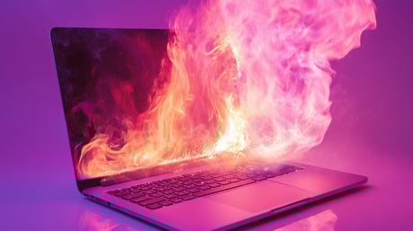 Zoomed in view of calculator keys